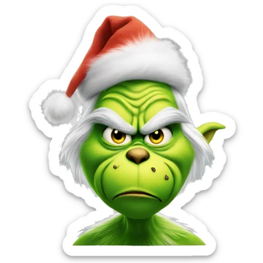 grinch sticker