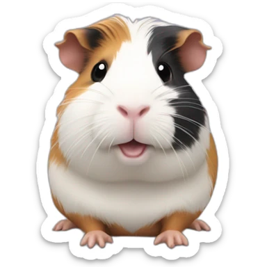 software engineer guinea pig sticker