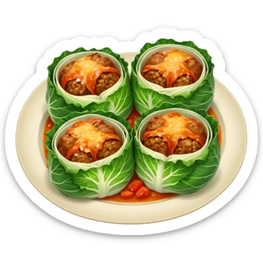 romanian dish cabbage rolls with meat emoji sticker