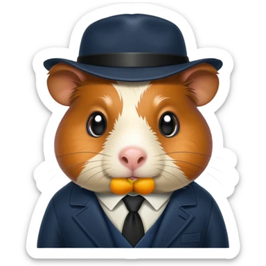 detective guinea pig sticker