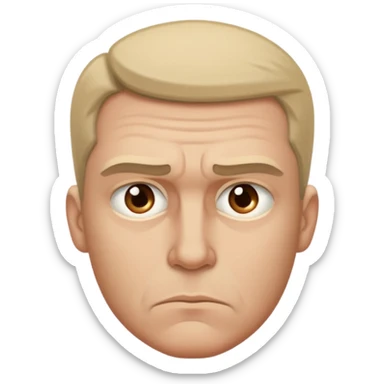 A man contemplating leaving his wife and kids sticker