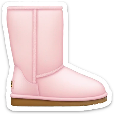 light pink uggs sticker