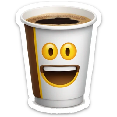 McDonald’s coffee  sticker