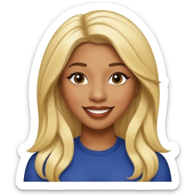 Victoria Monét, R&B Singer with long blonde hair sticker