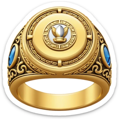 Superbowl ring sticker