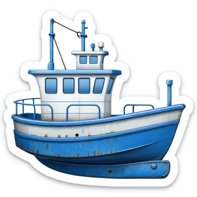 tow boat sticker