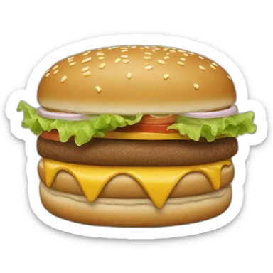 quad big mac sticker