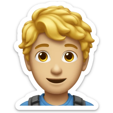 Un garçon qui rêve sticker