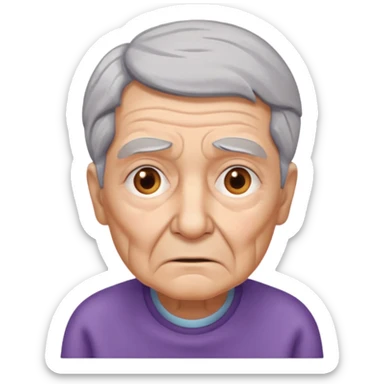 idoso confuso alzheimer sticker