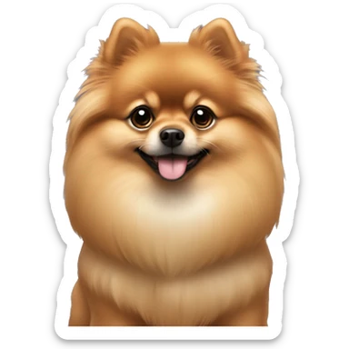 Pomeranian Sable sticker