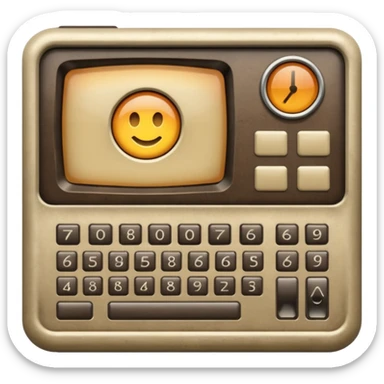 1940s computer sticker