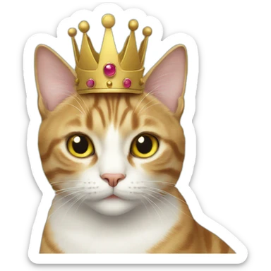 cat-with-crown sticker