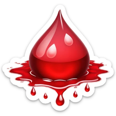 alot of blood drop sticker