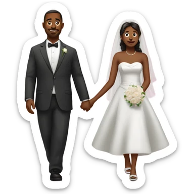 Married walk sticker
