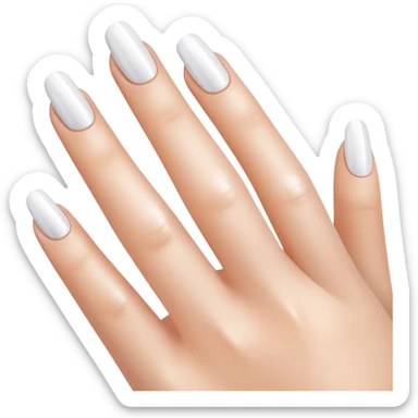french manicure sticker