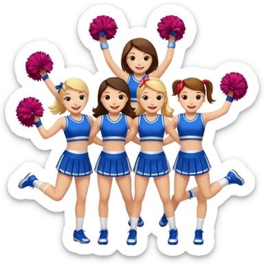 Cheerleaders sticker