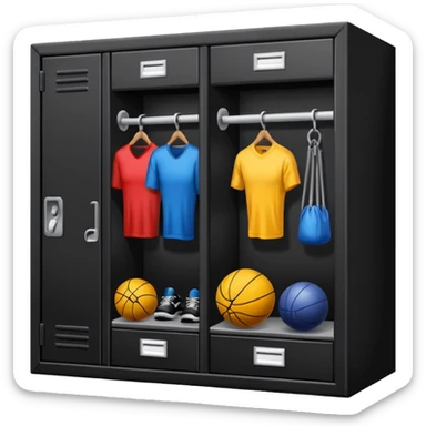 Gym locker room sticker