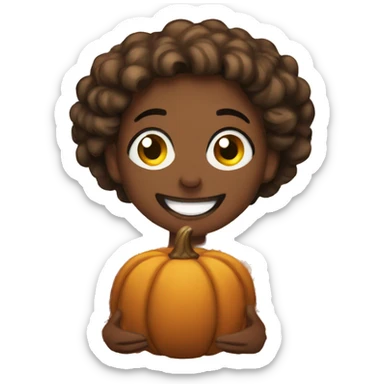 Happy Thanksgiving card sticker