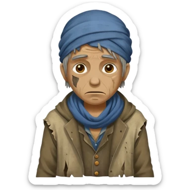 beggar  sticker