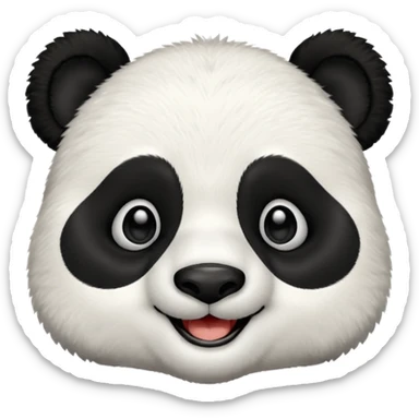 Puerto rican panda sticker