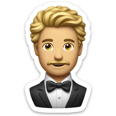 Most handsome Man trophy sticker