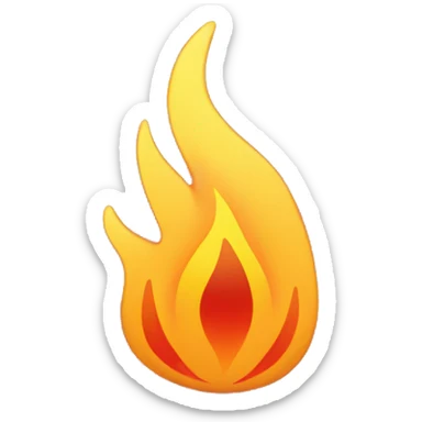 flame sticker