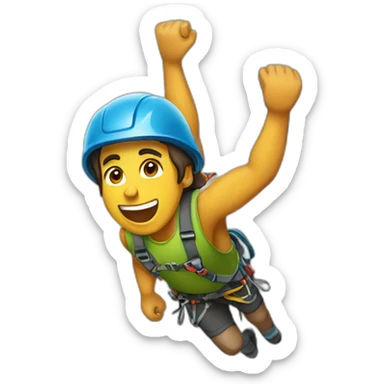 rock climber sticker