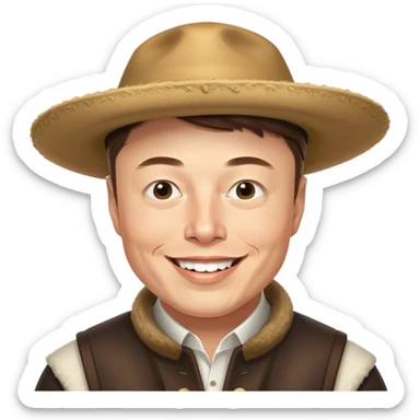 elon musk estonian fla sticker