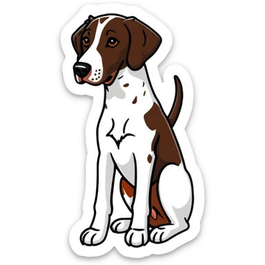 German shorthair pointer  sticker