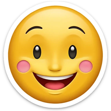 An 😂 with ❤️ in one emoji sticker