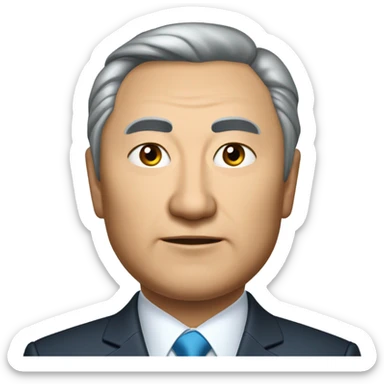 Nūrsūltan Nazarbaev President of Kazakhstan sticker