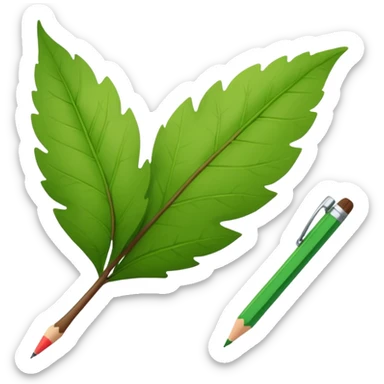 écureuil qui écrit sur une feuille avec un crayon sticker