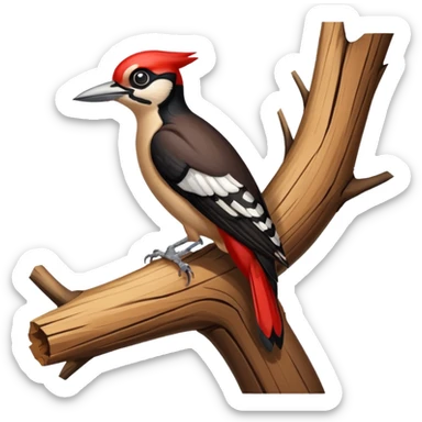 Woodpecker sticker