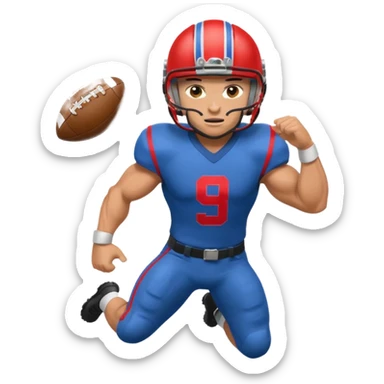 Defender football sticker