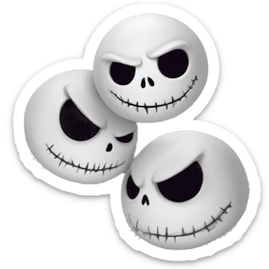 jack skellington und corbse bright sticker