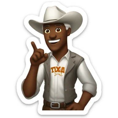 Hook em horns Texas  sticker