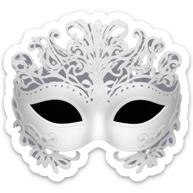 lace mask sticker
