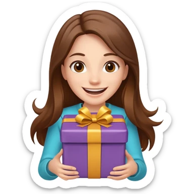 Loveliest birthday present for girlfriend sticker