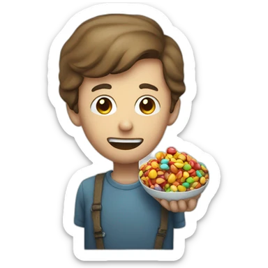 candy man hungry sticker