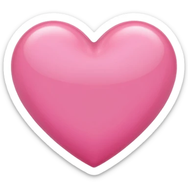 Cœur rose  sticker