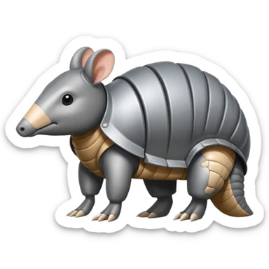 armadillos texas team logo  sticker
