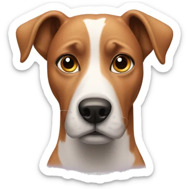 Dog with Botox  sticker