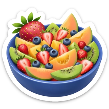 bowl of fruit salad























 sticker