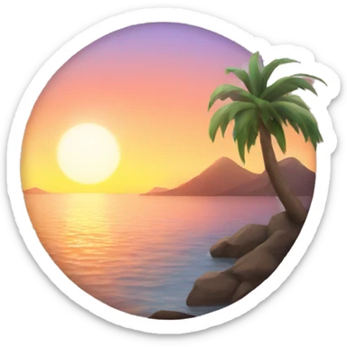 sunrise sticker