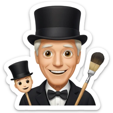 Dick Van Dyke chimney sweep  for discord  sticker