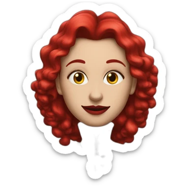 meleys the red queen sticker