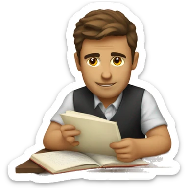 Me studying Ale sticker