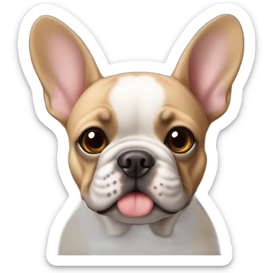 fawn french bulldog sticker