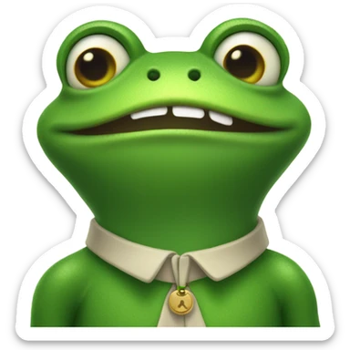 Kermit the frog sticker