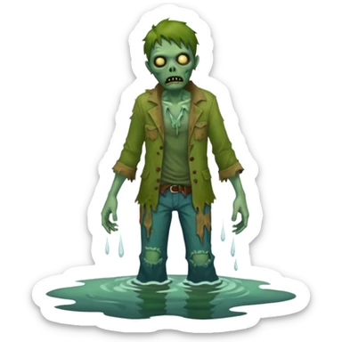 Zombie  ponda  sticker